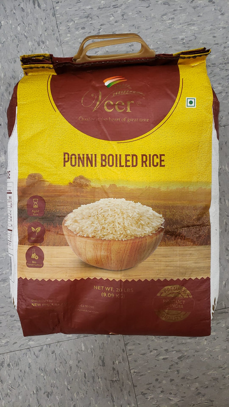 Veer Ponni Boiled Rice 20LB