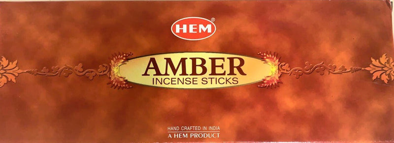 Hem Amber Incense Sticks 120 Count