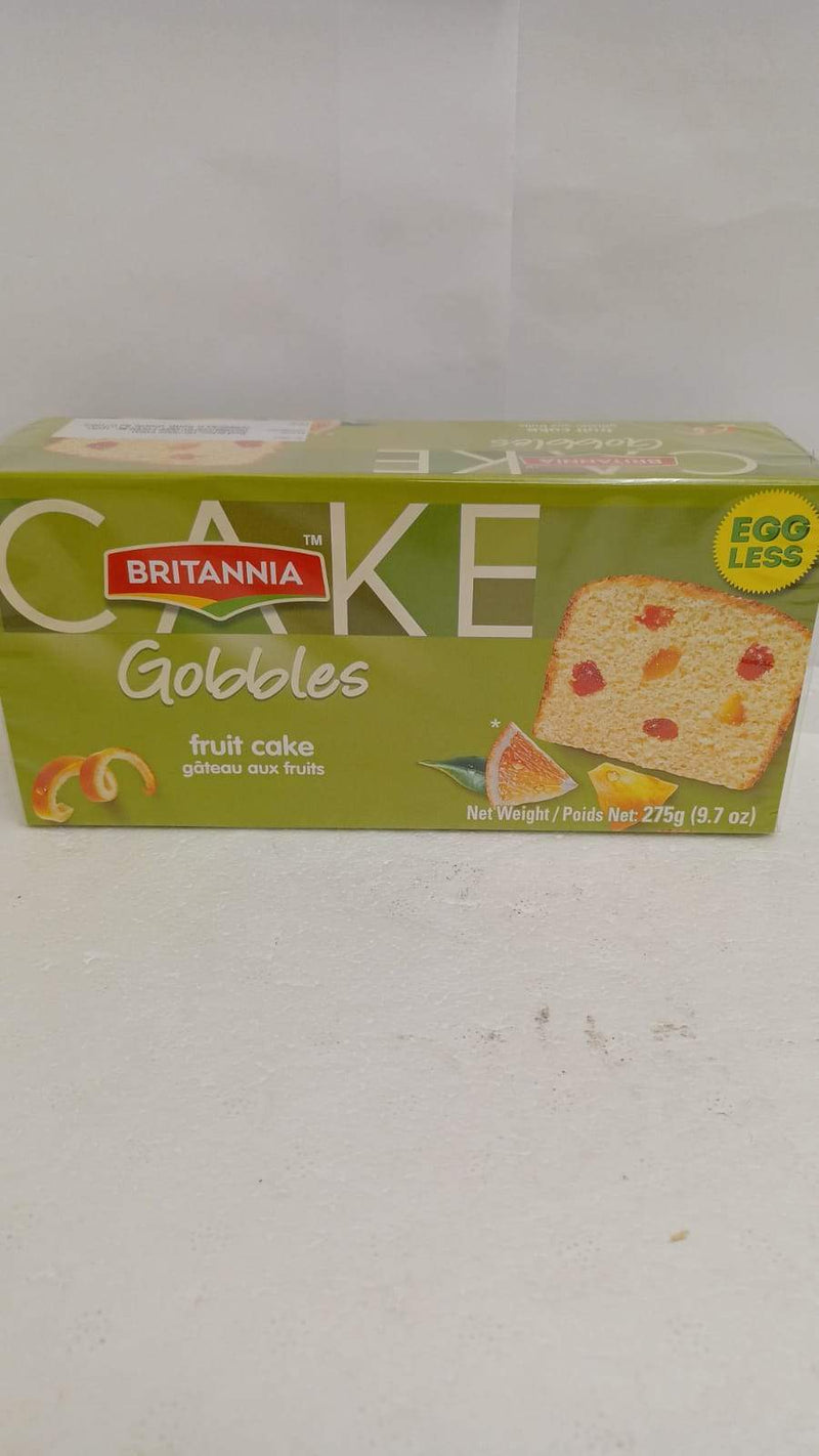 Britannia Gobbles Fruit Cake 275GM
