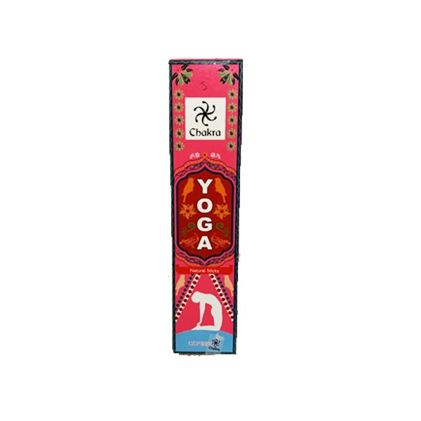 Chakra Yoga Natural Incense Sticks 10 Count