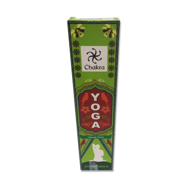 Chakra Yoga Natural Incense Sticks Green 10 Count