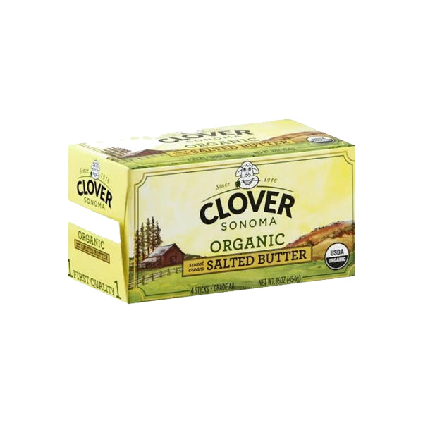 Clover Organic Salted Butter 16OZ 454GM