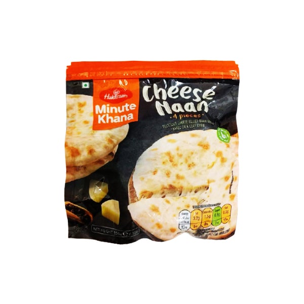 Haldiram's Cheese Naan 4Pcs