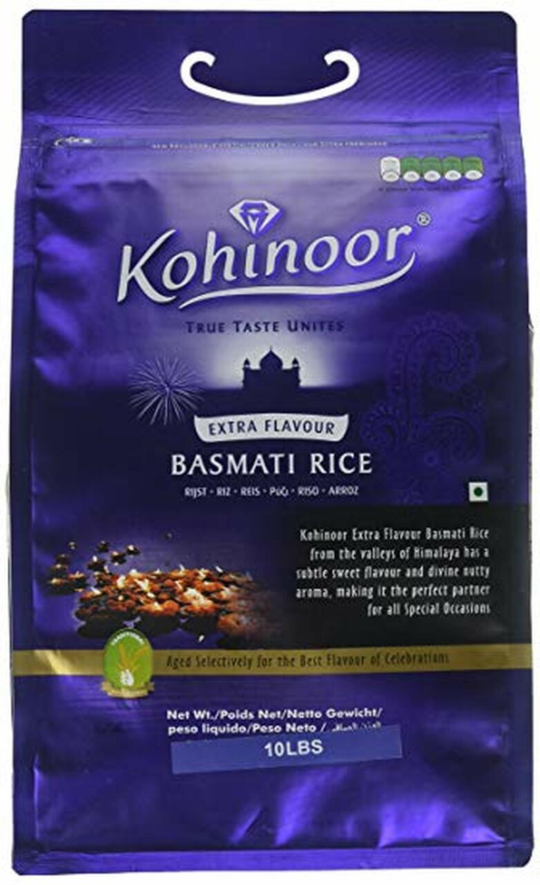 Kohinoor Extra Flavour Basmati Rice 10 LB