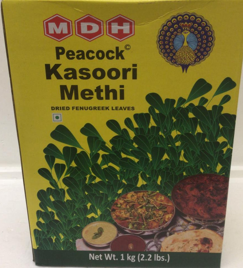 MDH Peacock Kasoori Methi Dried Fenugreek leaves 1KG