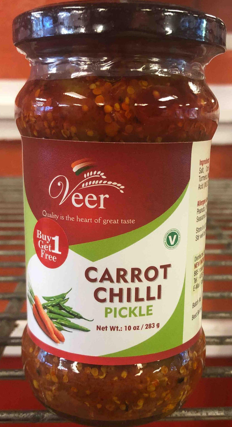 Veer Carrot Chilli Pickle 283GM