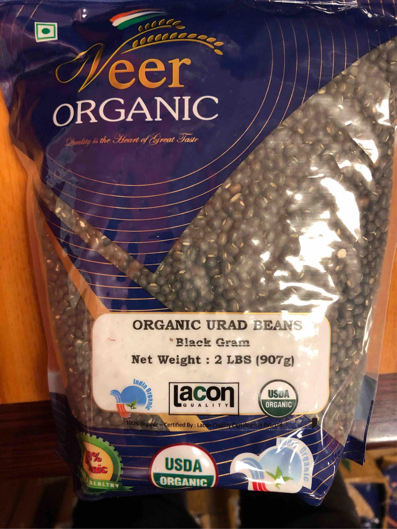Veer Organic Urad Beans 2LB