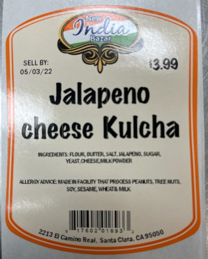 New India Bazar Jalapeno Cheese Kulcha