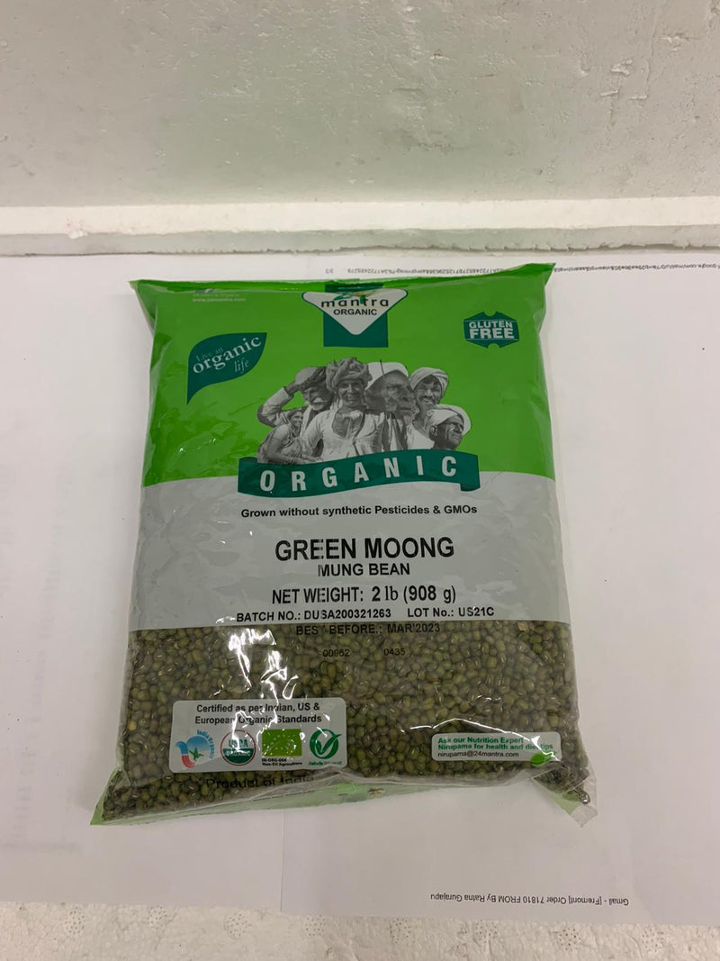24 Mantra Organic Green Moong 2LB