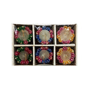 Diya Flower with Wax 6PC