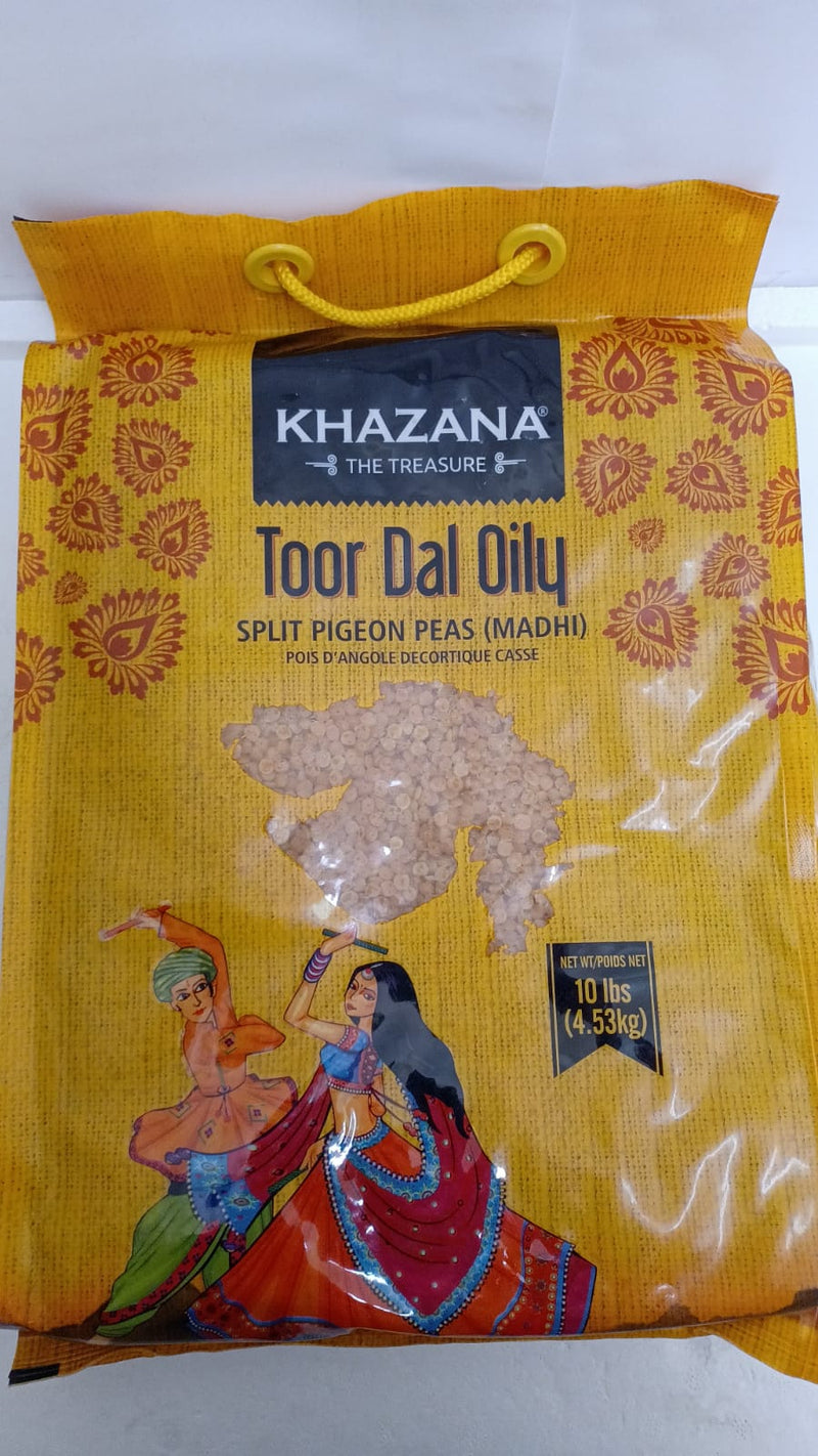 Khazana Toor Dal Oily 10LB