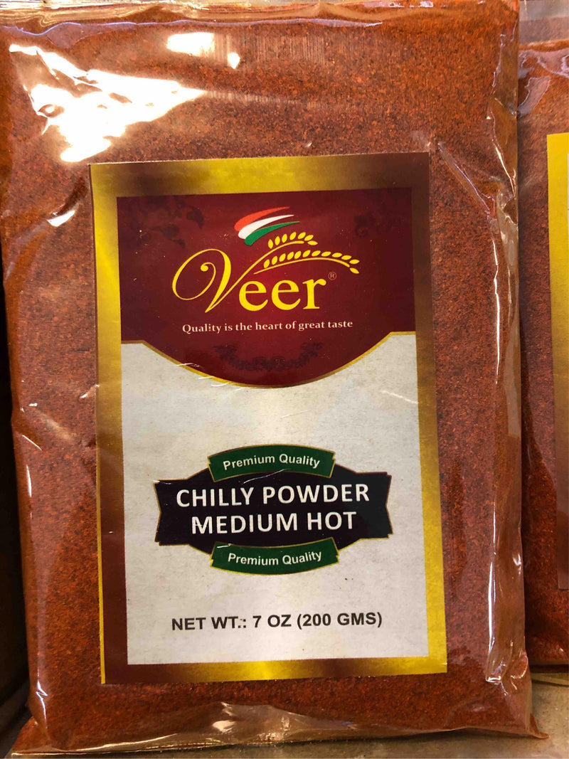 Veer Chilly Powder Medium Hot 200GM