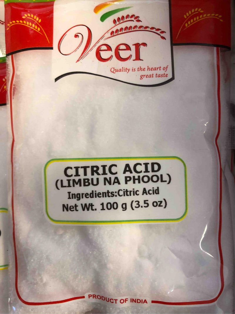 Veer Citric Acid(Limbu Na Phool) 100GM