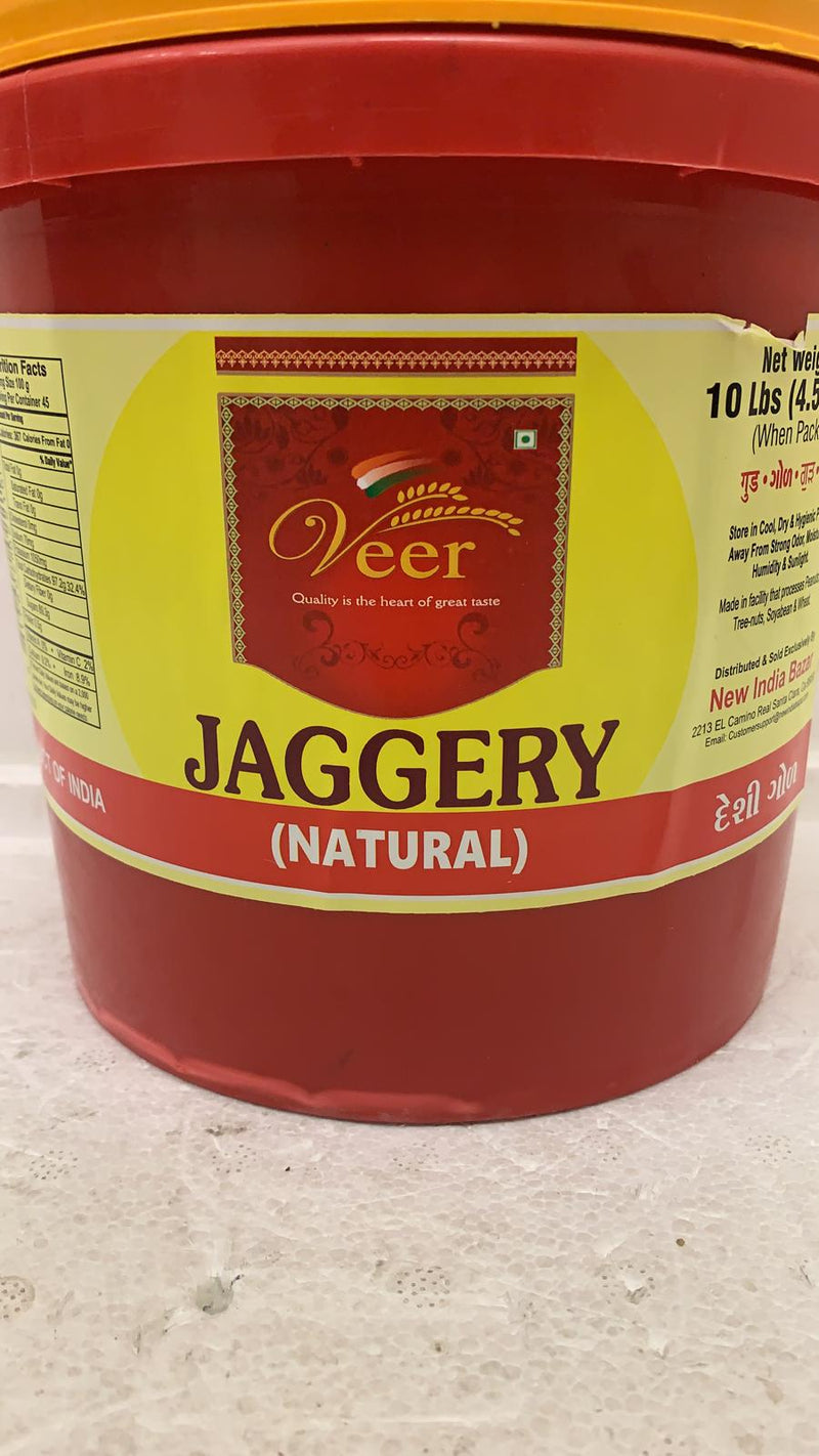 Veer Jaggery Natural 10LBS