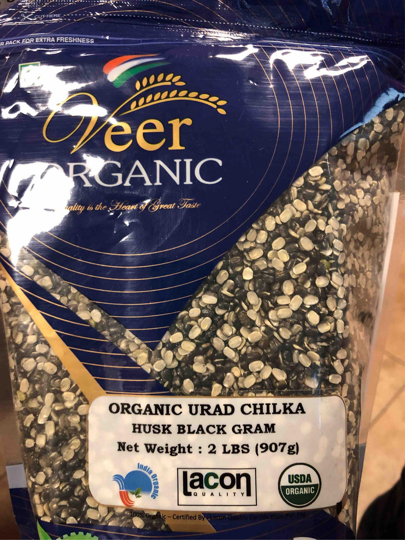 Veer Organic Urad Chilka Dal 2LB
