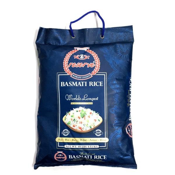 Zafarani Reserve Basmati Rice 10LB